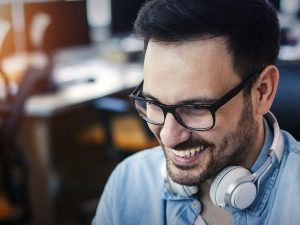 photo showing college age student supplementing his graduate studies as a certified blockchain supply-chain professional certification trainingn from the blockchain academy